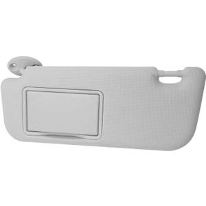 74320-02B21 74310-02K91 Left Driver Side Sun Visor, Replacement for Toyota Corolla 2014 2015 2016 2017 (Gray)