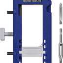 Door Hinge Jig, Door Hinge Mortiser, Router Template Fits for Door Hinges Kit Fits 3 to 5 Length and 1/4 or 5/8 Thickness, Blue