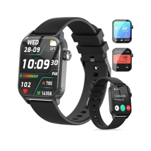 Smart Watches for Women Men, 1.83" HD Smartwatch with 120 Sports Modes, Heart Rate/Sleep Monitor, IP67 Waterproof, Bluetooth Call & Music Control for iPhone/Android