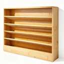 Bamboo Tiered Spice Rack Organizer for Cabinet,Wooden Seasoning Rack for Countertop, Cupboard, Pantry, Kitchen (Spice Jars Not Included), Holds 50 Jars，Bamboo