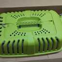 MidWest Homes for Pets Spree Travel Carrier Hard-Sided Dog & Cat Carrier, Small Pet Travel Crate with Handle, Ventilated Design, Easy Assembly, 22-Inch, Green