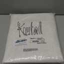 KOUFALL Door Curtain for Doorways, Tab Top Privacy Boho Sheer Linen Doorway Curtains,78 Inch Long, Cream (38"W x 78"L (Pack of 2), Natural)