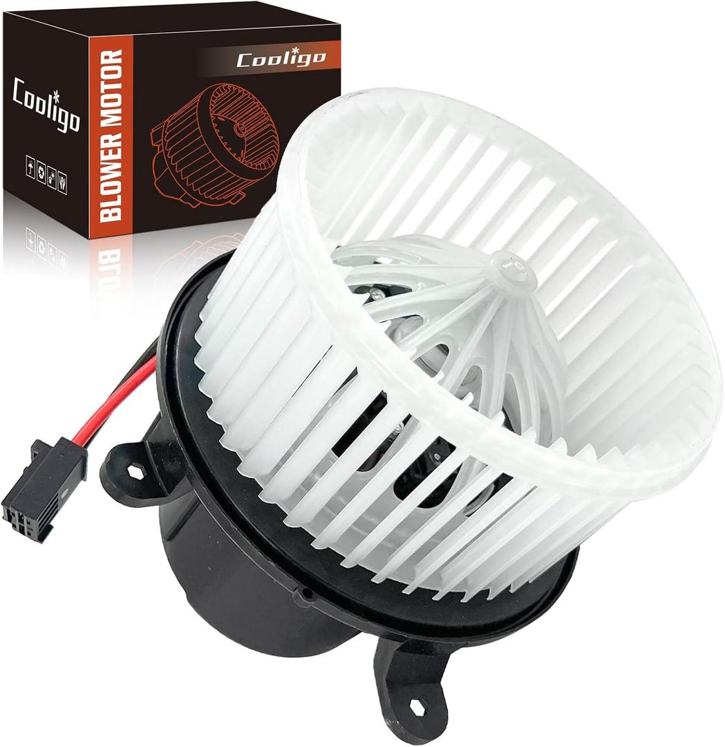 Front AC Heater Blower Motor with Fan Fit for Porsche Panamera 2010-2016, Replacement for OE# 87760, 97057391200, 97057392200, 97057392201