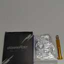 eXtremeRate DIY Full Set Buttons for Nintendo Switch & Switch OLED, Chrome Silver Glossy Replacement Buttons for JoyCon, ABXY Direction Keys SR SL L R ZR ZL + - Home Capture Trigger Buttons Springs