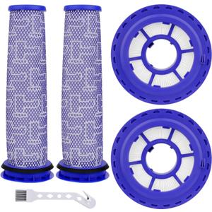 Filter Replacements for dy.son Ball Animal 2, DC65 DC41 UP13, Ball Vacuums Ball Animal 3, DC66 UP20 UP30 Multi Floor for dy.son, 2 HEPA Post Filters & 2 Pre Filters, Replace Part#920769-01 & 920640-01