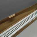 Aluminum 6 ft9 ft Ceiling Curtain Track Set with 3 Types of Hooks, Adjustable Ceiling/Wall Mount Room Divider Curtain Rail System for Living Room, Bedroom, White
