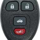Key Fob Replacement Fits for Chevy Impala 2006 2007 2008 2009 2010 2011 2012 2013 2014 2015 2016 Monte Carlo Equinox Buick Lucerne Cadillac DTS Keyless Entry Remote Control OUC60221 OUC60270 (Four Button)