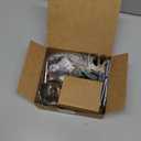 Front Door Lock Set Exterior Door Lock Set with Deadbolt, Single Cylinder Deadbolt Lock and Door Knob Set, Keyed Alike,Matte Black Door Knob and Deadbolt Set(1Pack Set)