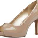 Bandolino Women's Rainaa Pump (6 Wide, Light Natural Patent 101)