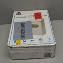 Architectural Mailboxes Designer Galvanized Steel, Locking Wall Mount Mailbox, White with Satin Nickel