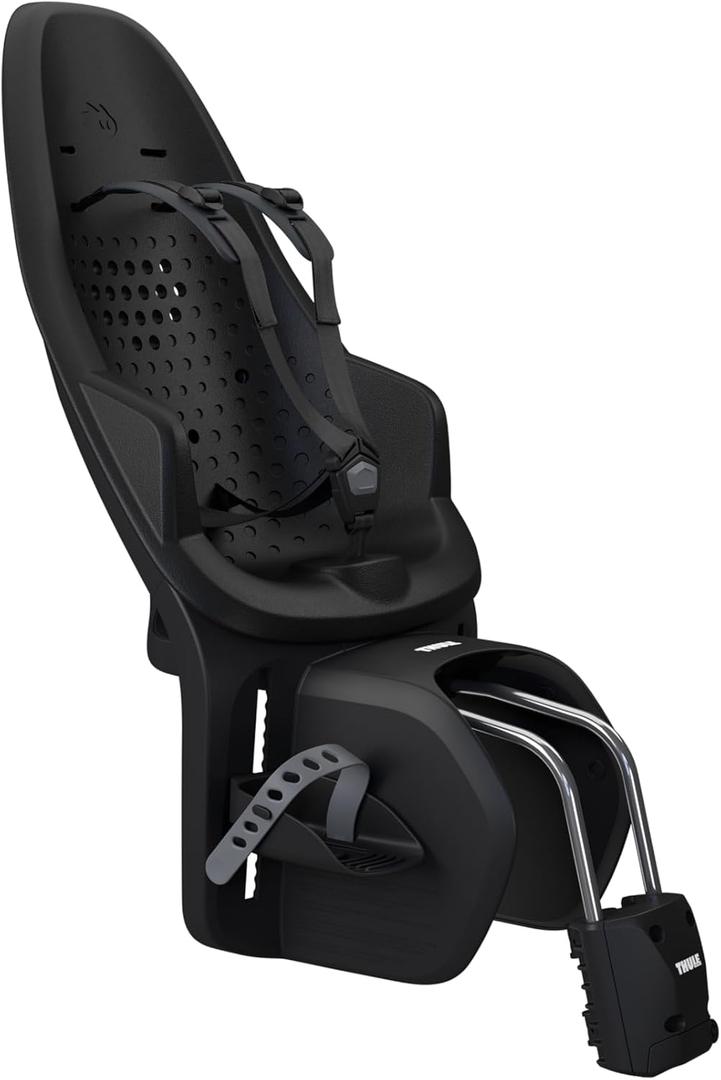 Thule Yepp 2 Mounted Child Bike seat, Adjustable footrests, 5-Point Harness and Easy to Mount Design