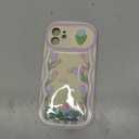 Toycamp for iPhone 16 Plus Case 6.1 Inch- Women Girls Cute Flower Tulip with Sliding Camera Cover Girly Glitter Pretty Kawaii Bling Design Flowing Liquid Quicksand Cover for iPhone 16 Plus Phone Case