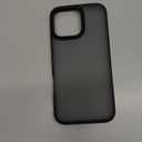 TORRAS Shockproof for iPhone 16 Pro Max Case, 4X Military Grade Drop Proof, Translucent Slim Protective Anti-Scratch Hard PC Back Phone Case for iPhone 16 Pro Max 6.9'', Matte Black Cover