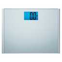 EatSmart Precision Plus Digital Bathroom Scale, 440 lb Capacity, Ultra-Wide Platform with Step-On Technology, Accurate Body Weight Scale, Grey (Silver)
