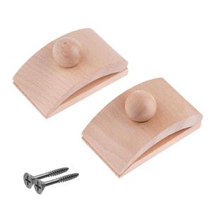 Classy Clamps Wooden Quilt Wall Hangers - 2 Large Clips (Light) and Screws for Tapestry and Wall Hangings - Quilt Rack