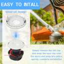 27-2 Trimmer Head Cover Cap Compatible with Stihl FS70R FS80R FS90 FS85R FS100 FS110 FS111 FS130 FS131 FS240 FS250,27-2 25-2 Weed Eater Trimmer Head Cap Replacement Parts 4002 713 97122 Pack