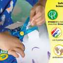 Crayola Toddler Safety Scissors (3pk), Blunt Tip Training Scissors for Preschool Learning Activities, Right & Left Handed, Toddler Arts & Crafts Essentials