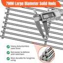 1 Pack 19.5" Porcelain Steel Wire Cooking Grid Grates Replacement Parts 56121 for Gas Grill Models Aussie 6112S8X641 6122S8X641 6212S00T91