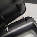 Yatmung Touchless Bathroom Trash Can - 2.5 Gallon Smart Trash Can Sensor Motion - Skinny Trash Bin with Lid - Electric, Narrow, Plastic, Auto Open - Small Slim Automatic Garbage Can (Black)