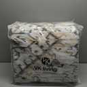 VK VKLIVING 8x10 Area Rug Washable Rugs for Living Room Rug Vintage Design Boho Rug with Non Slip Living Room Rug Bedroom Carpet Stain Resistant, Home Decor, Beige