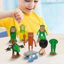 Tralalero Tralala Action Figure,Tung Tung Tung Sahur, BRR BRR Patapim,Collectible Animals Figurine Doll Gifts for Fans (Pack of 8)