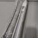 UNISHADES no Drill Cordless Roman Shades for Windows, 32" W × 64" H - 100% Blackout - Linen - Grey