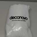 Deconovo Blackout Curtains, Thermal Insulated, W52 x L72 2 Panels, Back Tab, Machine Washable, Room-Darkening Drapes for Bedroom/Living Room Greyish White