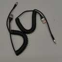 USB Type C Coiled Cable Fast Charging (3FT/5FT), 2Pack Android Auto Charging Cord for Car, Short USB A to USB C Charge Cable Compatible with iPhone 17/16/15/Pro Max/Samsung Galaxy S20 Note 10 and More (Silver)