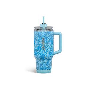  Igloo Floral Stainless Steel Travel Mug - Blue, 32 oz