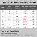 XUKER Water Socks Neoprene Socks, 3mm Glue Blind Stitch Sand Beach Volleyball Wetsuit Socks Water Booties for Diving (XL)