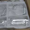33pcs Glass Small Bud Vases Set - 9 Styles Clear Bud Vase for Centerpieces, Wedding, Home Table Flower Dcor Perfume Bottle Inspired Clear Flower Vases in Bulk