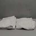 LAMIT Natural Ivory Semi Sheer Linen Curtains 84 inch Long, Cream White Light Filtering Living Room Panels Back Tab and Rod Pocket Neutral Drapes for Bedroom/Farmhouse, 2 Panels, 52 x 84 Inch