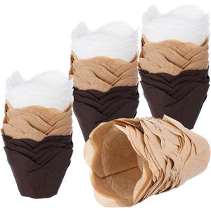 300 Pcs Lotus Tulip Cupcake Liners Baking Muffin Paper Baking Cups Cupcake Liners Holders Cupcake Wrapper for Party, Wedding, Birthday, Christmas, Baby Showers, 3 Colors 300 Pcs Lotus Tulip Cupcake Liners Baking Muffin Paper Baking Cups Cupcake Liners Holders Cupcake Wrapper for Party, Wedding, Birthday, Christmas, Baby Showers, 3 Colors