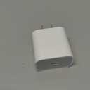 Apple 20W USB-C Compact Power Adapter: Fast and Convenient Charging, Type C Wall Charger