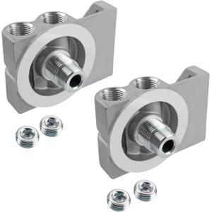 4770/24770 Fuel Filter Base Kit Compatible With 1R-0749 1R-0750 Cat Fuel Filter, Replacement Diesel Filter Remote Mounting Base (2 Pcs)