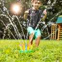 Melissa & Doug Splash Patrol Sprinkler Outdoor Water Toy for Kids - Water Sprinkler for Kids and Sensory Play, Connects to Standard Garden Hose, Ages 3+