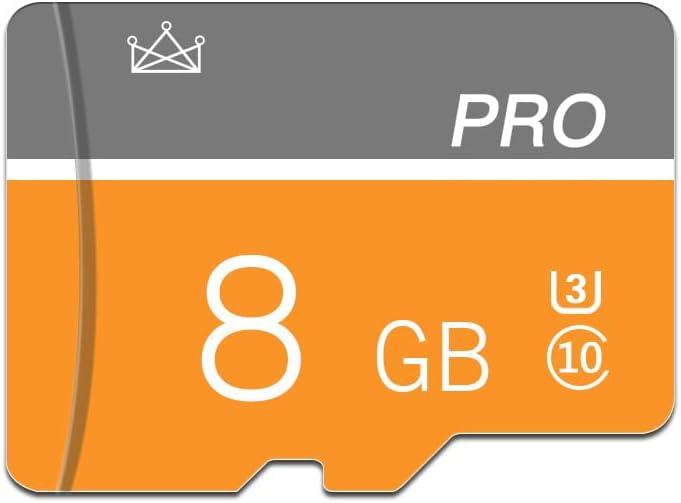 8GB Memory Card,Micro Card with Adapter Class 10 High Speed for Camera,Smartphone,Tablet,Personal Computer