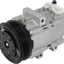 cciyu AC Compressor with Clutch for Mazda Tribute 3.0L 2001-2006,for Ford Escape 3.0L 2001-2007 Air Conditioning Compressor 6 Grooves 4L8Z19V703CA