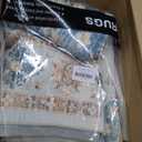 Roxstand Washable Rugs 8x10, Ultra-Thin Non-Slip 8x10 Area Rugs for Living Room, Soft Vintage Large Area Rug, Foldable Farmhouse Bedroom, Dining Room Rug (Blue/Beige, 8'x10')