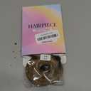 CJL HAIR 2PCs Small Cute Messy Bun Hair Piece for Thin Hair Women Mini Synthetic Curly Bun Scrunchies Updo Hairpieces Sand