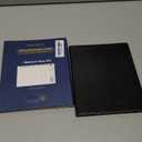 POPRUN 2026 Weekly Planner (Medium 7'' x 8.5''), 30-Minute Hourly Appointment Book (Jan 2026-Dec 2026) with Monthly Tabs, Inner Pockets, Pen Holder, PU Leather Softcover, 100GSM - Black