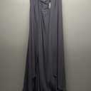 R&M Richards Women's Heavenly Grace Cape Gown (12, Coal)