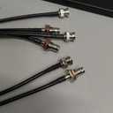BNC Antenna Kit19inch Antenna Re-Location Rack Mount KitFour BNC Connecting Cables 2FTCompatible with Full-Rack Wireless Systems