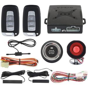 EASYGUARD EC003N-K Car Alarm System keyless Entry pke Remote Engine Start Stop Push Start Stop Automatically Lock or Unlock car Door Universal Version fits for Most dc12v Cars