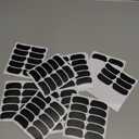 100 Pairs Sports Eye Black Stickers Set for Softball, Football, Lacrosse, Baseball Party Favors - Eye Stickers with 2 Pencils for Party Game Day Sports Supplies (Black)