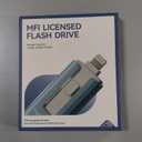 MFi Certified Flash Drive for iPhone iPad 256GB, Photo Stick for External Memory Storage, Easily Back Up and Save Photos Videos, USB Memory Stick Thumb Drive for iPhone/iPad/Android/PC