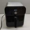 6QT Air Fryer Oven with LED Digital Touchscreen, 12 Preset Cooking Functions Air fryers, Bake, Reheat, Keep Warm, Nonstick and Dishwasher-Safe Basket, Stainless Steel/Black