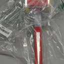 GRILLART Grill Brush Bristle Free. SteamWizards BBQ Replaceable Cleaning Head, Unique Seamless-Fit Scraper Tool for Cast Iron/Stainless-Steel Grates, Safe Barbecue Grill Cleaner-Red