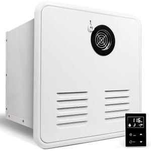 RV Tankless Water Heater, 55000 BTU RV Instant Hot Water Heater, High Altitude, 1.8 GPM Water Flow, Camper Water Heater with Remote Controller, 12V DC, Consistent Temperature