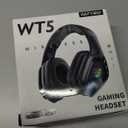 Tatybo Wireless Gaming Headsets for Ps5 Ps4 PC, 2.4GHz USB & Type-C Gaming Headphones, 40H+ Hrs & 7.1 Surround Sound with Noise Canceling Microphone for Switch Phone